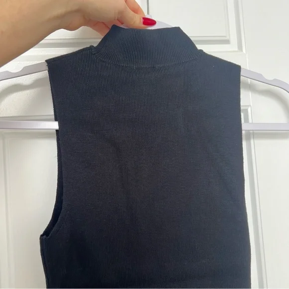 Dynamite Mock Neck Ribbed Mini Dress - Picture 5 of 8